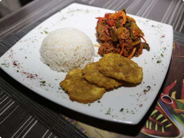 ROPA VIEJA WITH PATACONES